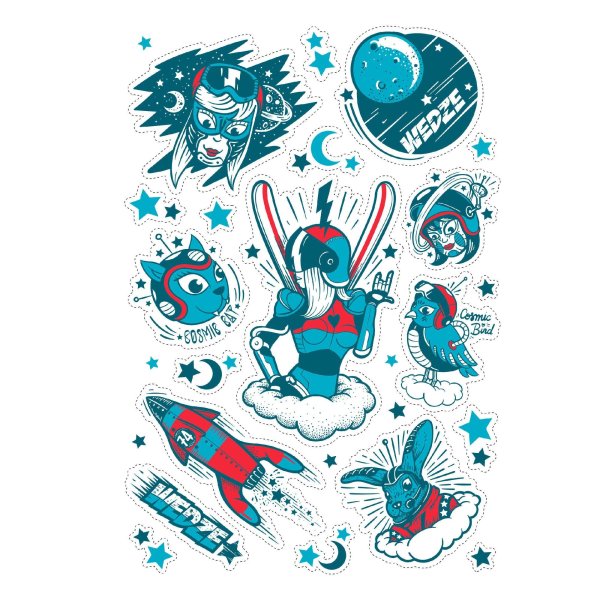 Наклейки на горные лыжи