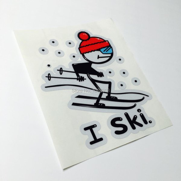 Наклейки на горные лыжи