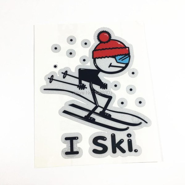 Лыжи силуэт