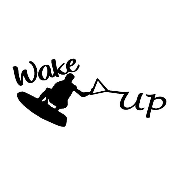 Горнолыжник наклейка