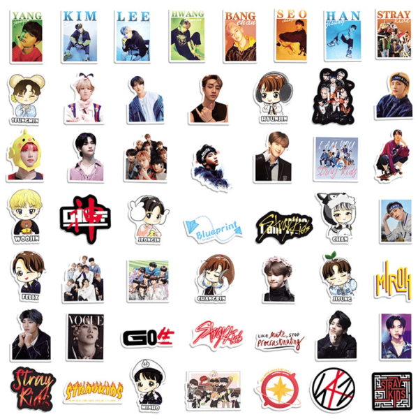 Наклейки k Pop Stray Kids