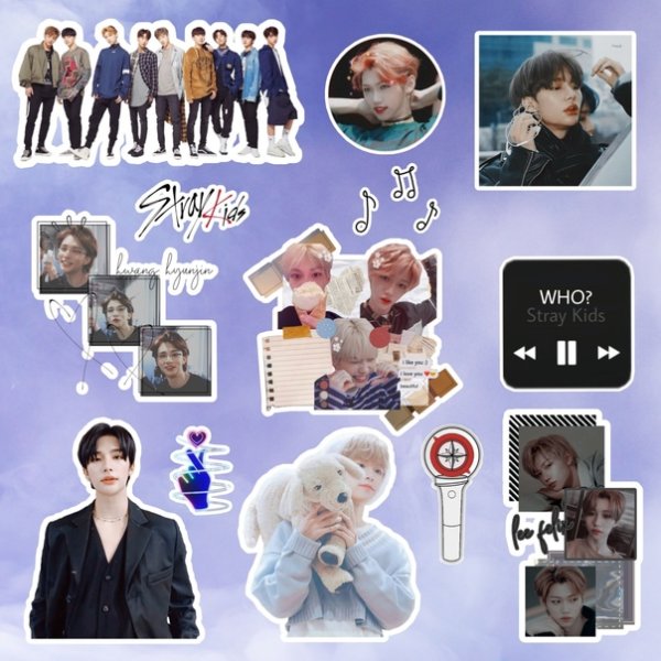 Наклейки k Pop Stray Kids