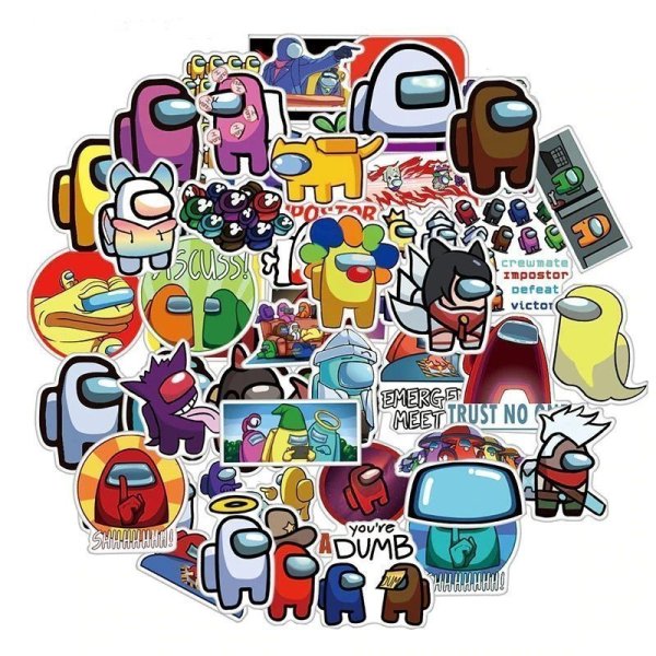 Наклейки амонг АС