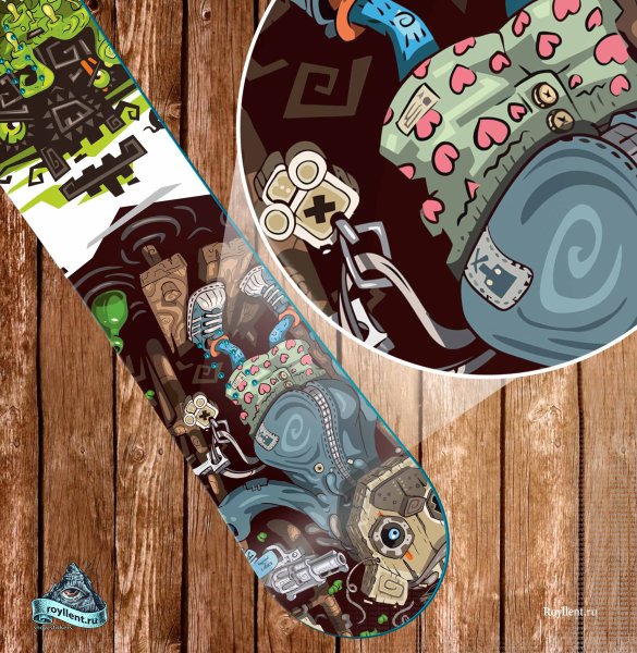 Виниловые наклейки на сноуборд