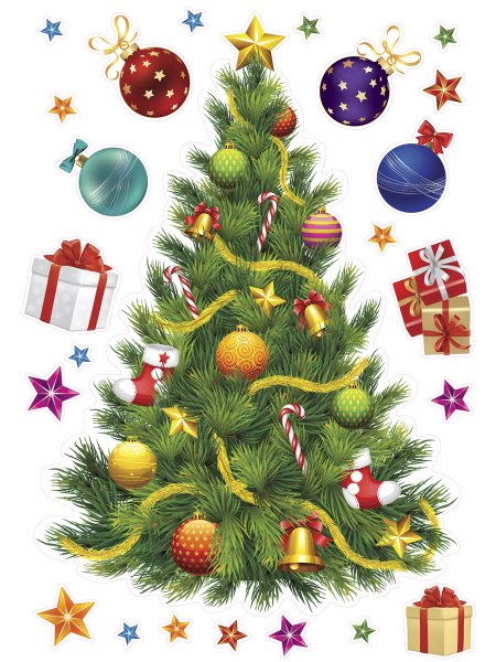 Елки мультяшные