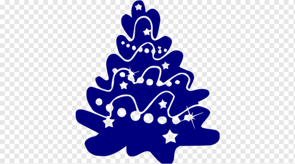 Красная елка на белом фоне