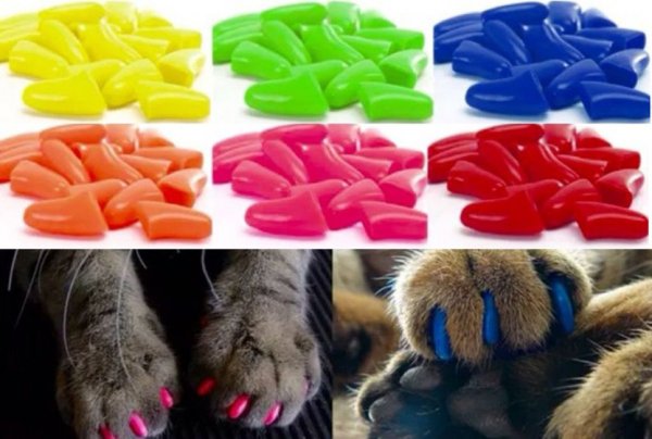 Антицарапки Crazy Liberty Антикоготки XS 20 шт.