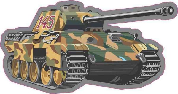 Наклейки "танки"