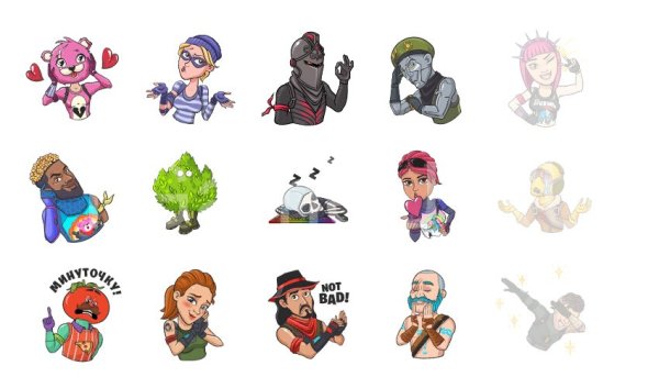 Стикеры для ДС ФОРТНАЙТ