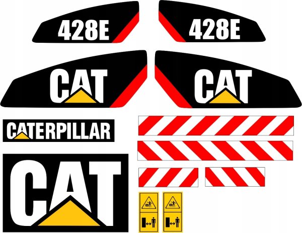 Наклейки Caterpillar 428d