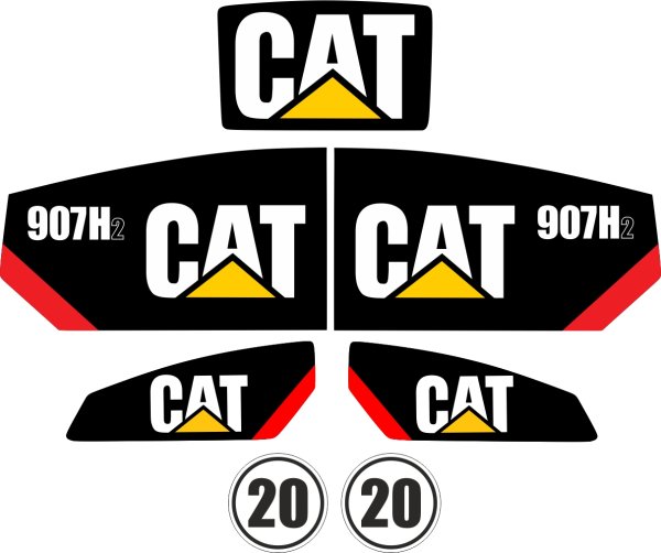 Caterpillar service наклейка