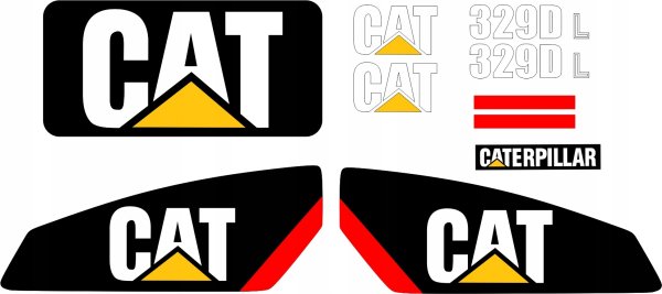 Наклейки Caterpillar 428d