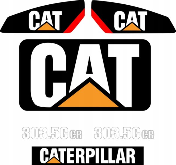 Наклейка Cat Caterpillar