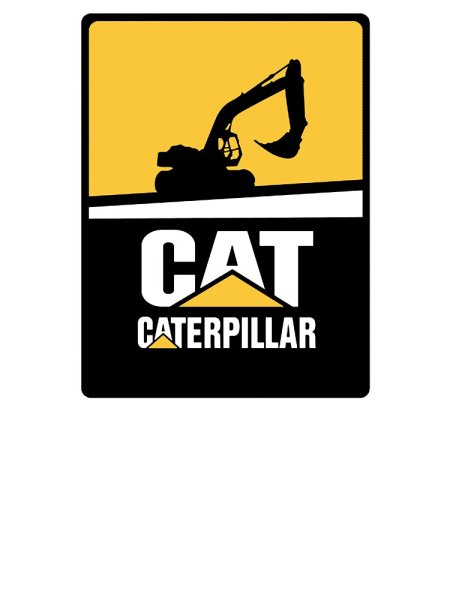 Наклейки на экскаватор Caterpillar