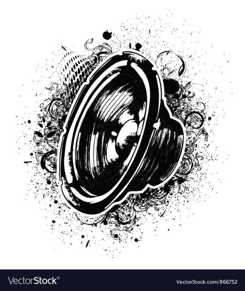 Динамик нарисованный