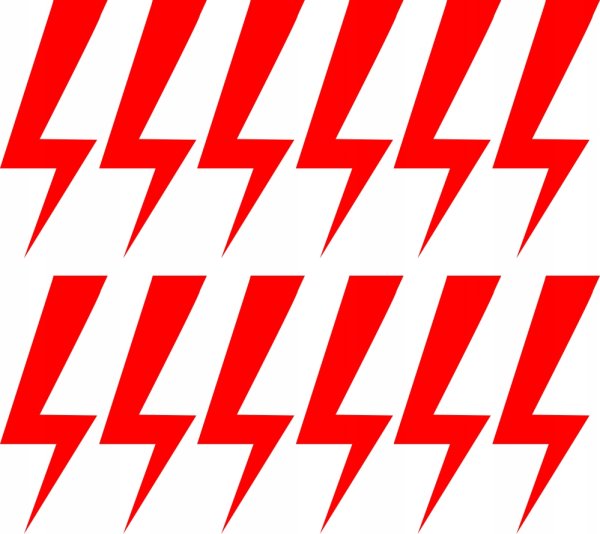 Молния стикер без фона