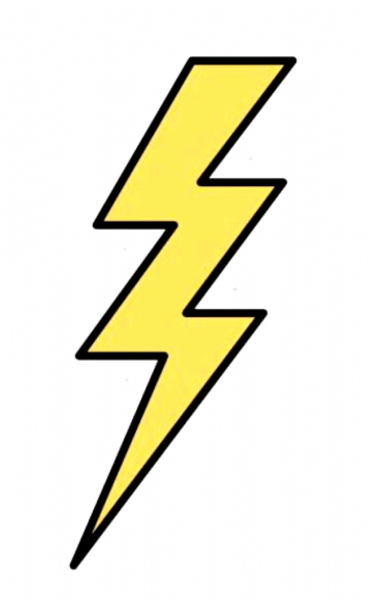 Молния мультяшная