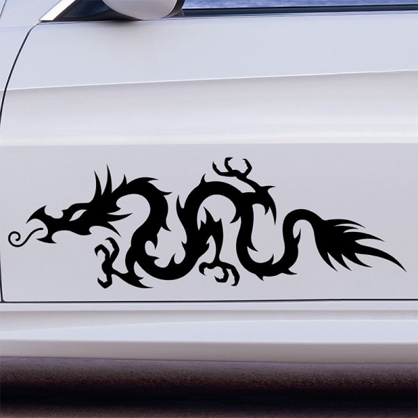 Наклейки на машину дракон