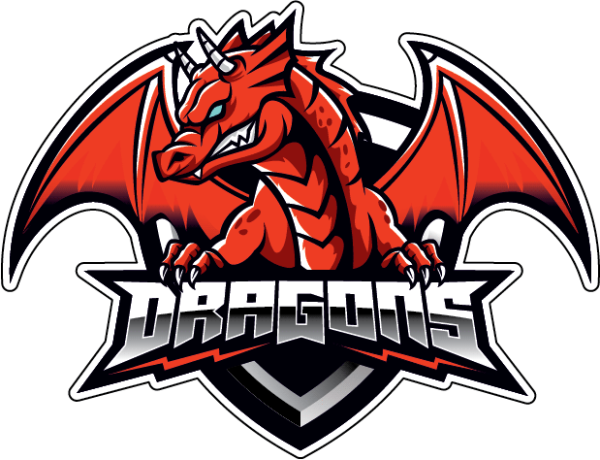 Наклейка на авто - дракон