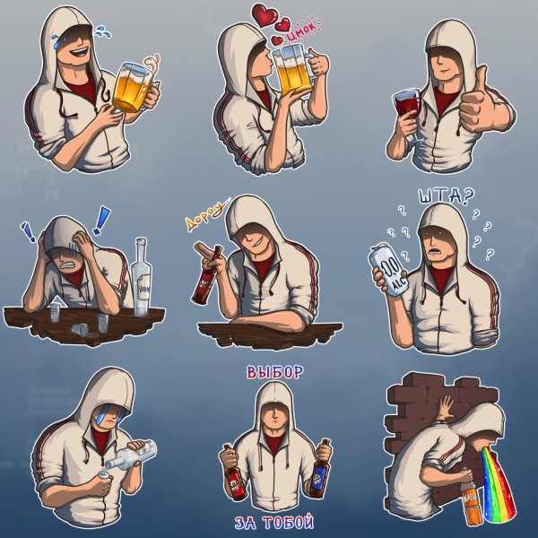 Стикеры телеграмма Ленин