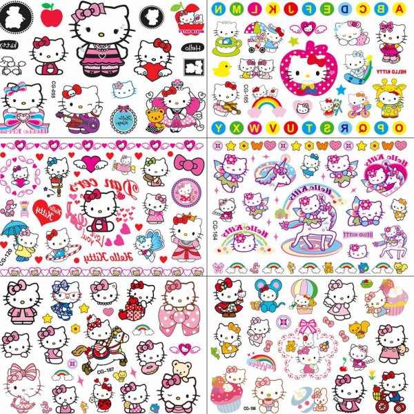 Кити Хелло Китти наклейки