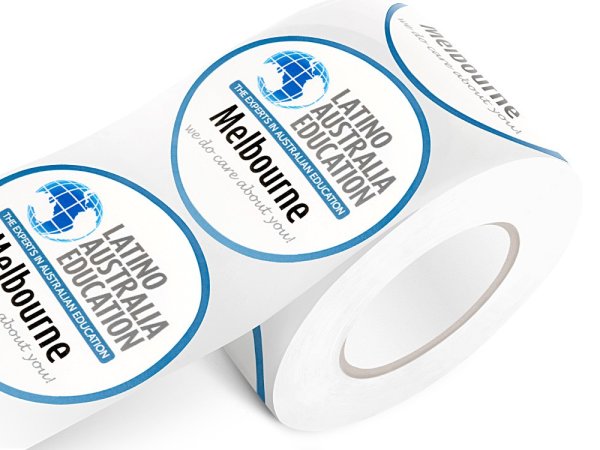 Круглые наклейки на продукции