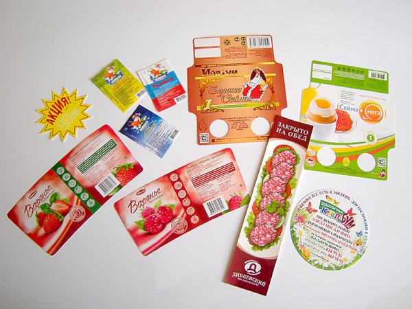 Стикеры продукты