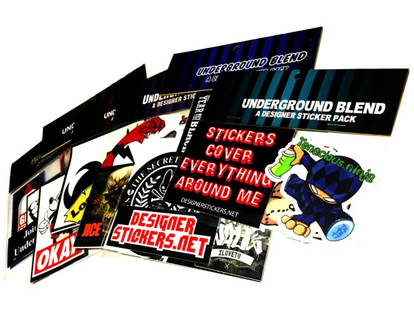 Наклейки черно белые