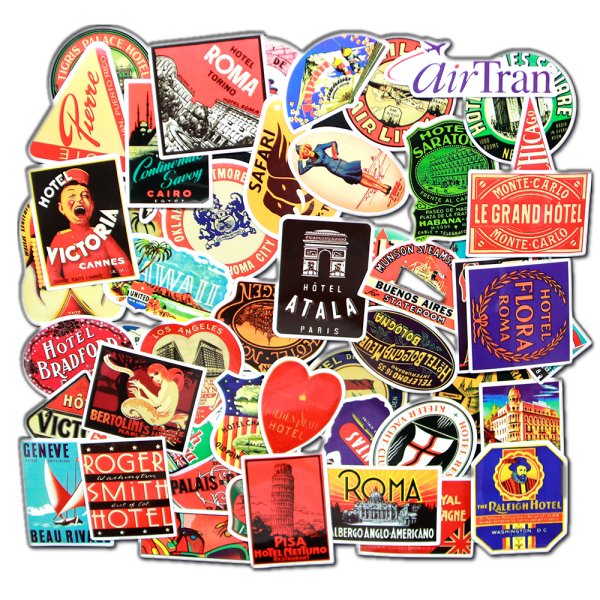 Кожаные Стикеры на сумку