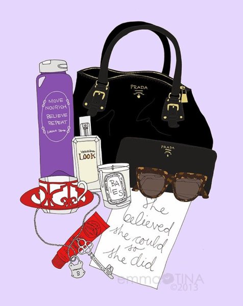 Сумочка в наклейках