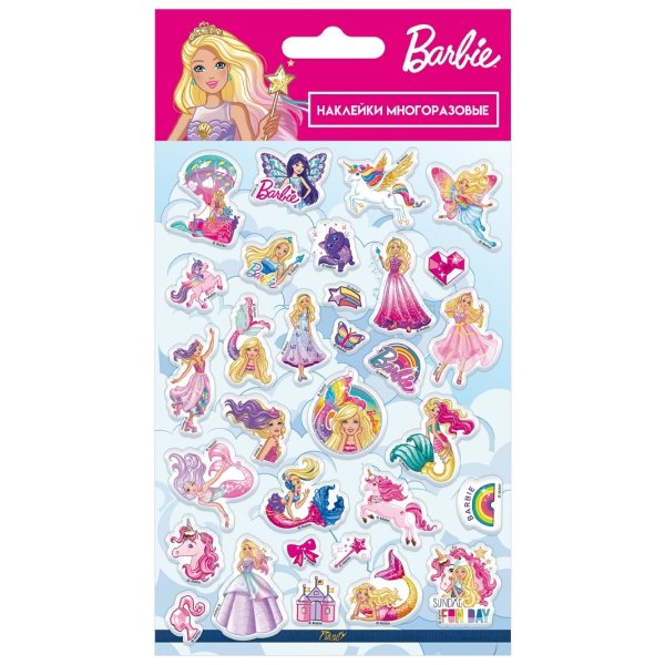 Наклейки Барби