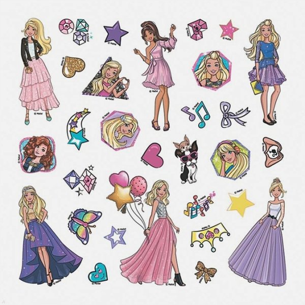Стикеры Барби