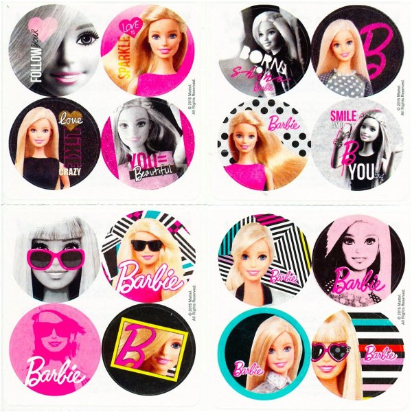 Наклейки Барби