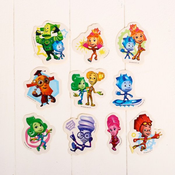 Наклейки Фиксиков