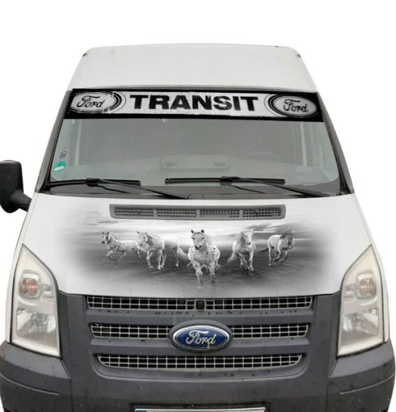 Наклейка на капот Газель