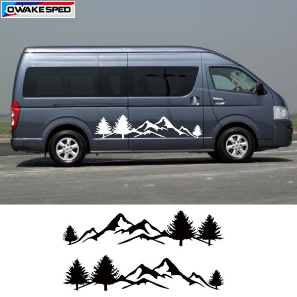 Виниловые наклейки на микроавтобус