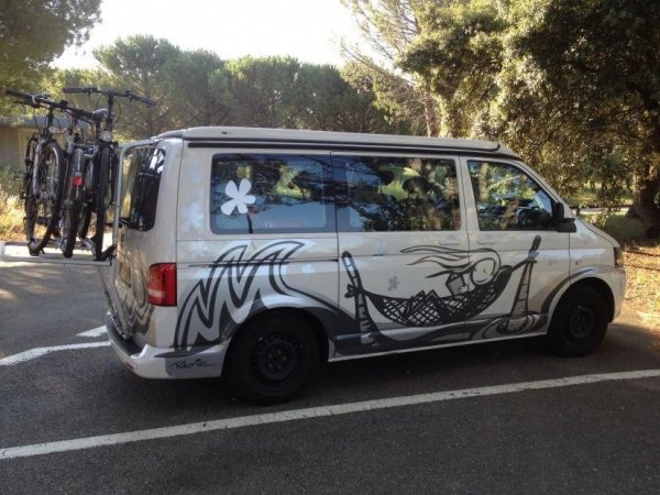 Аэрография на VW t5