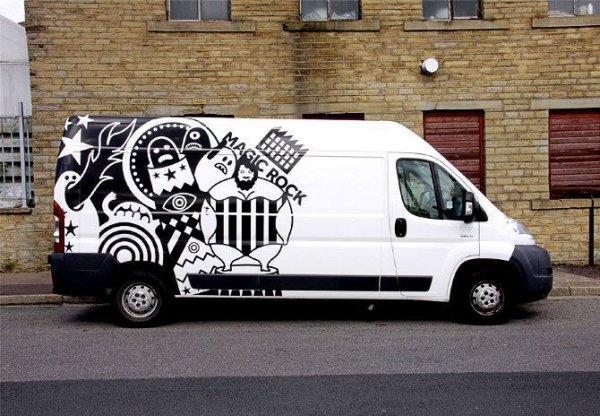 Наклейки на фургон Фиат Дукато