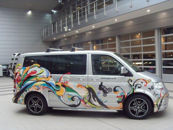 Винил VW t5 камуфляж