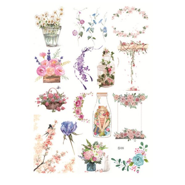 Весенние наклейки для детей