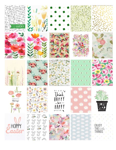 Акварельные наклейки