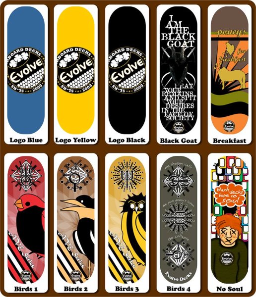 Наклейки для фингерборда