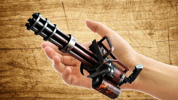 Toy Gun Minigun m134