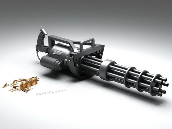 M134 Minigun Калибр
