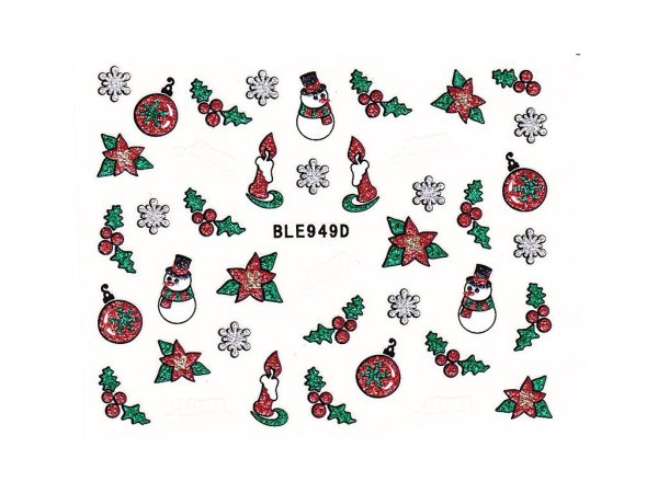 Новогодние Стикеры печать