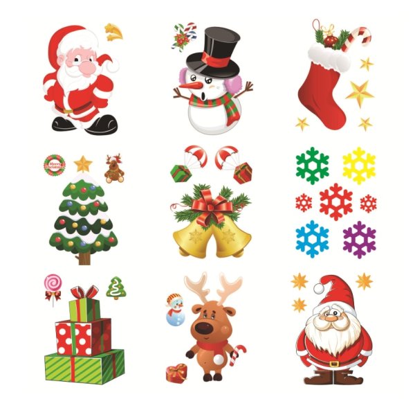 Наклейки "новый год"