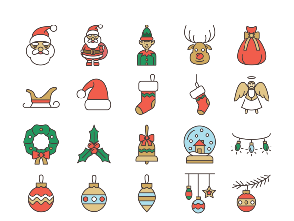 Новогодние картинки для срисовки