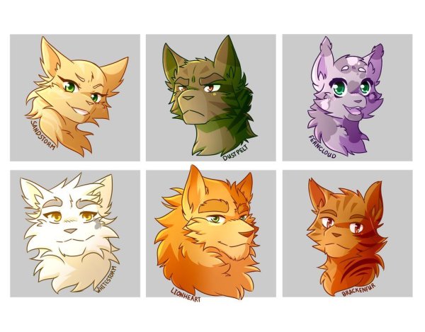 Коты Воители Стикеры