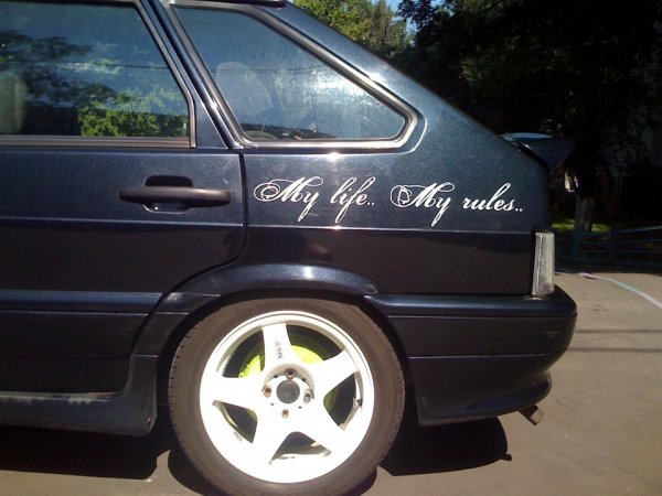 ВАЗ 2114 стикер