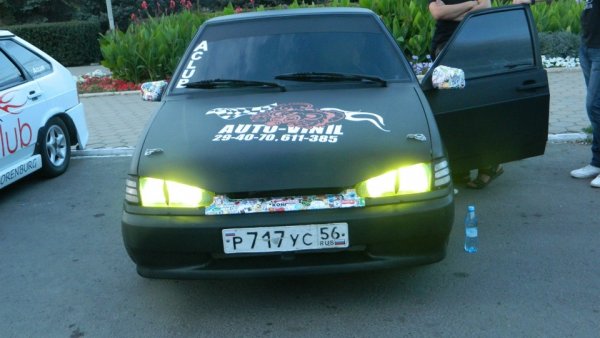 Наклейка на машину машины ВАЗ 2112 2114